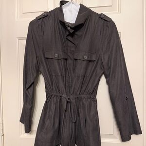 Elegant Charcoal Trench Coat for Women